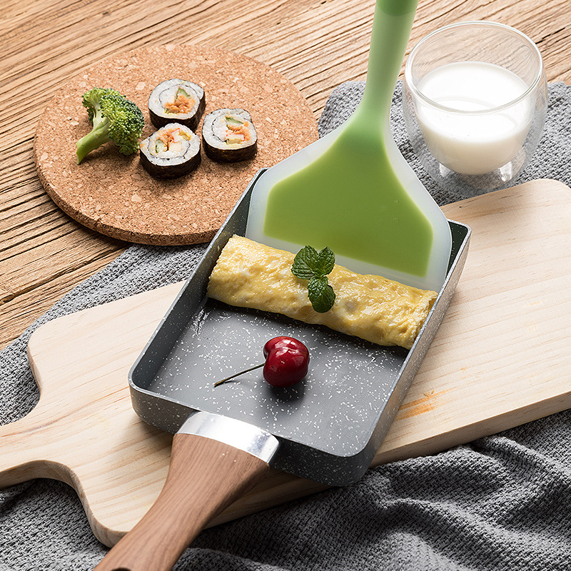 Mini Pancake Griddle - Padella Tamagoyaki frittata padella antiaderente nera