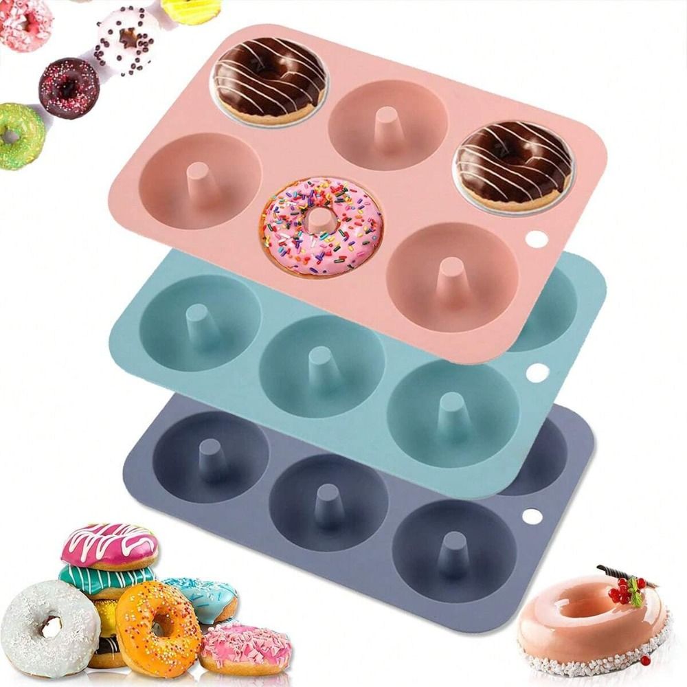 Donut Mold Silicone - Nuovo Stampo per Ciambelle in Silicone