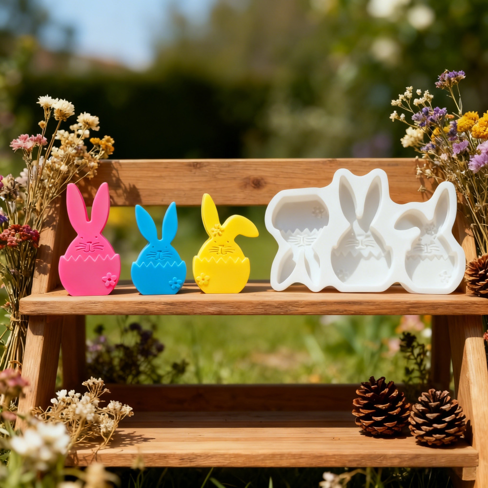 Bunny Cake Mold - Decorazione pasquale fai-da-te Coniglietto in resina