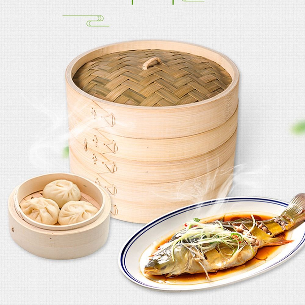 Piroscafo cinese Piroscafo di  - Bao Steamer Bamboo recensione e prezzo